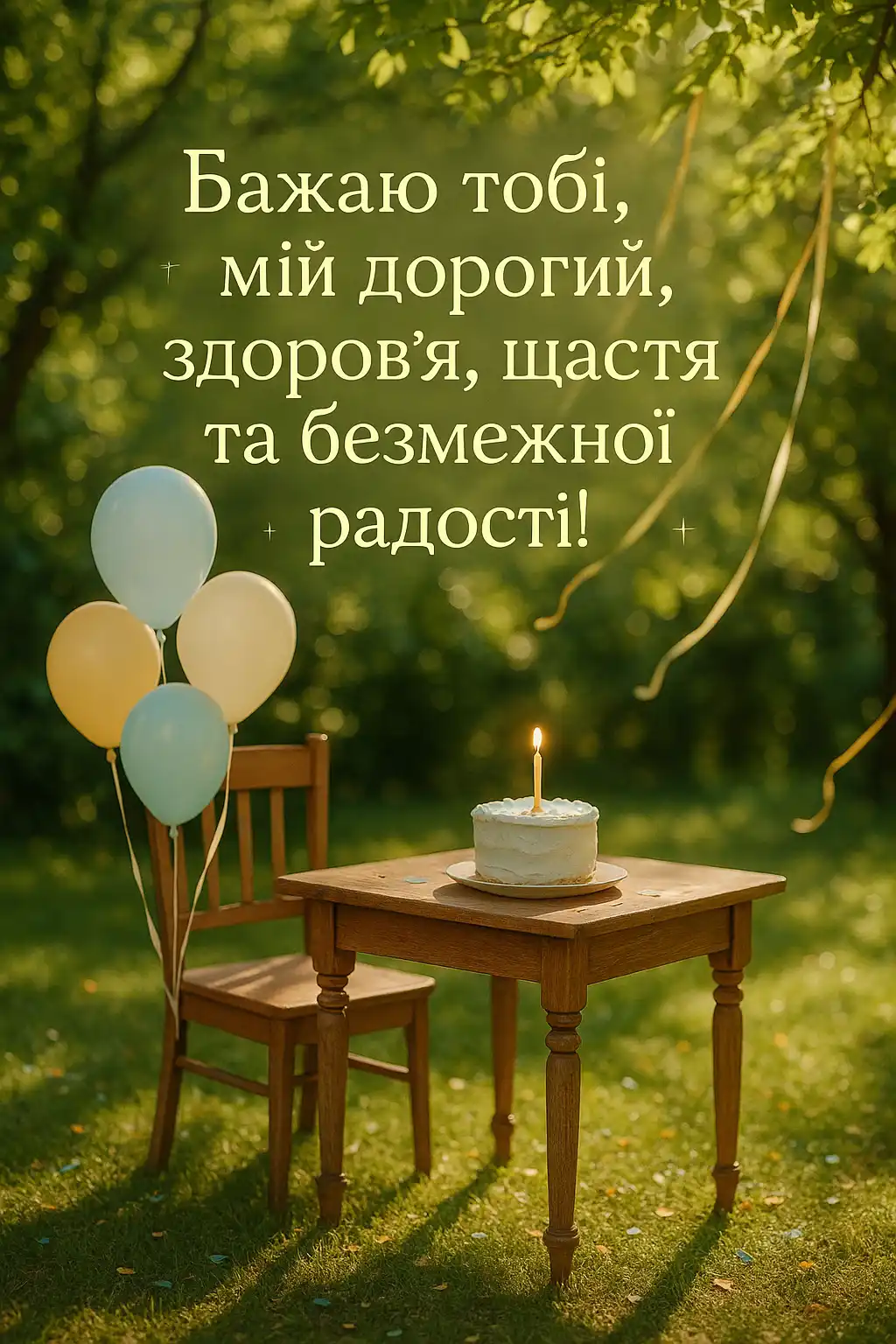 Привітання з днем народження сина від мами
