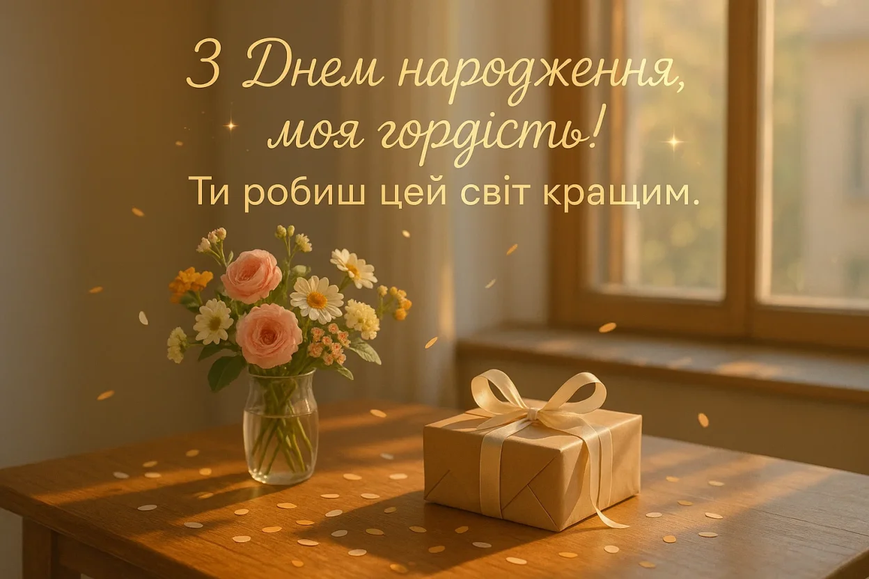 Привітання з днем народження сина від мами