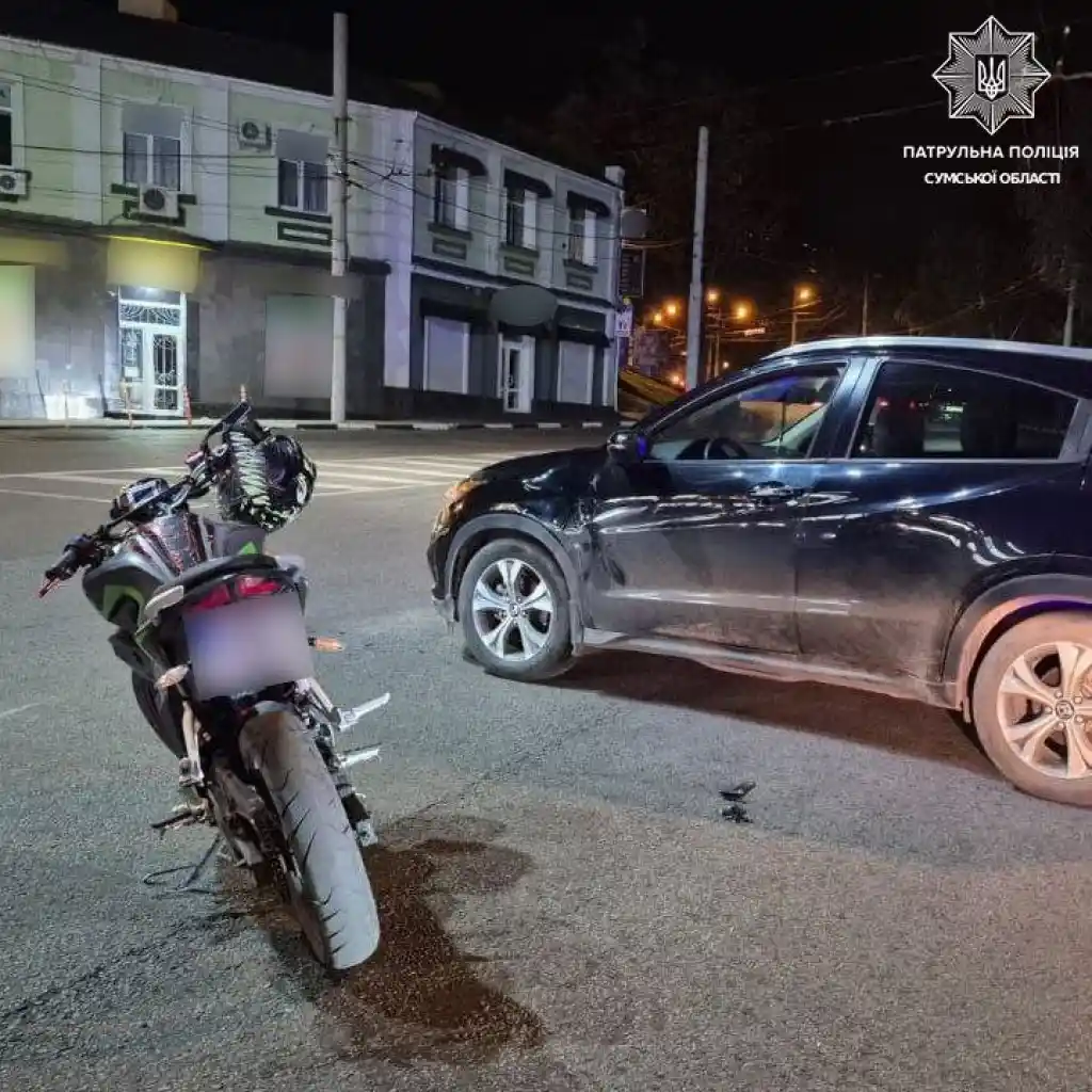 У Сумах за добу четверо людей потрапили до лікарні через ДТП