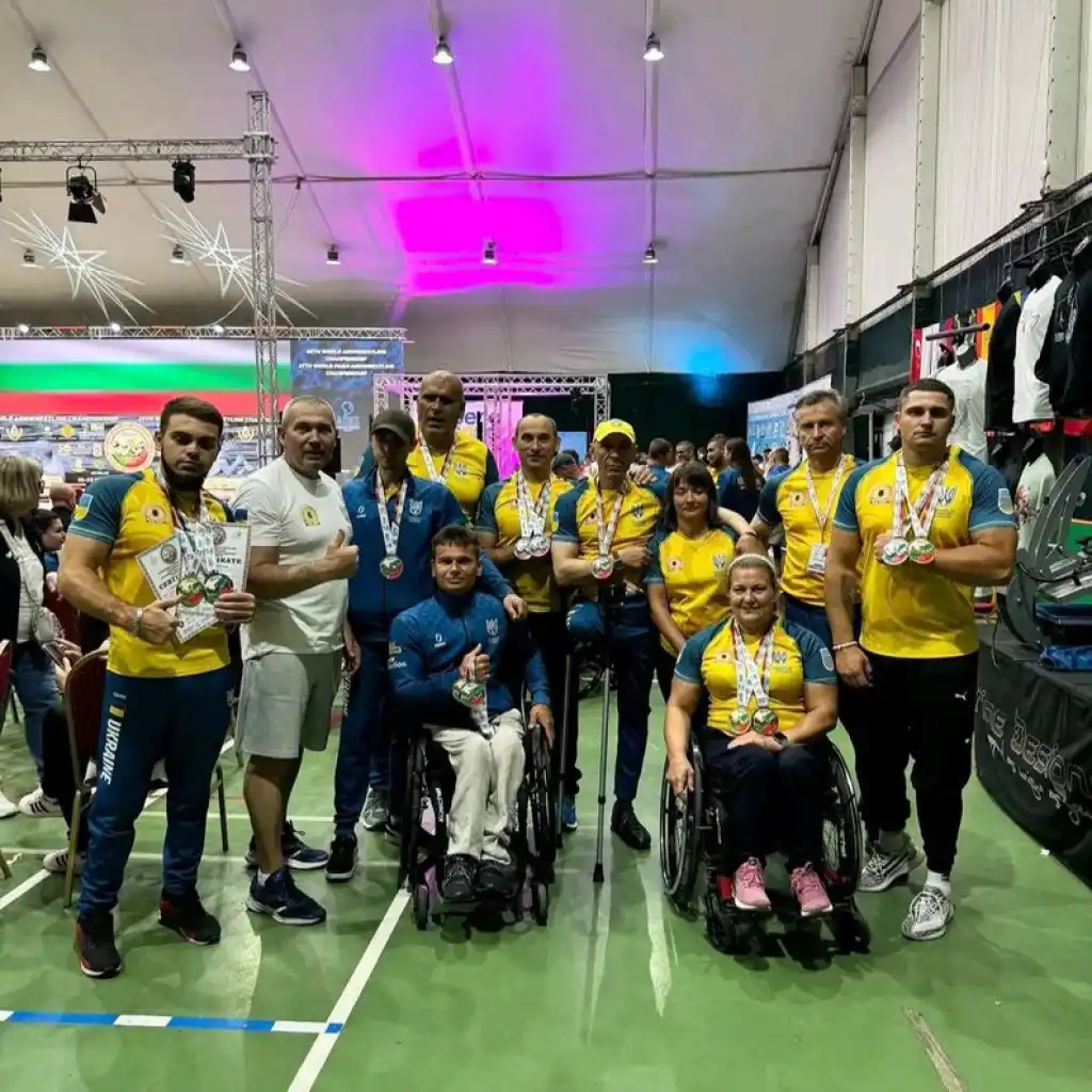Спортсмени Сумщини вибороли 16 медалей на чемпіонаті світу з армрестлінгу в Болгарії