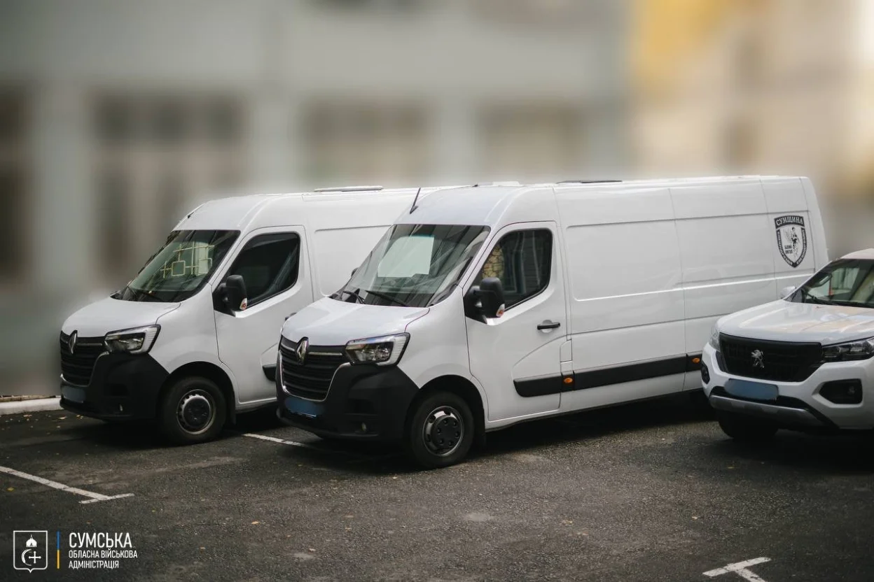 Сумщина отримала броньовані авто для евакуаційних і вибухотехнічних груп від Нацполіції