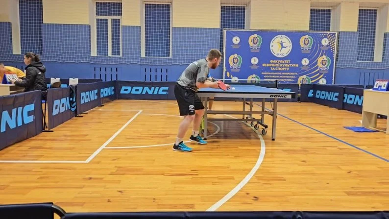Команда із Сум стартувала у чемпіонаті України з настільного тенісу