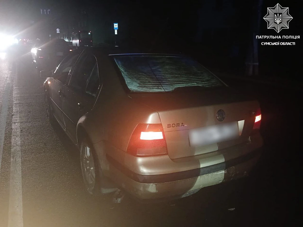 У Сумах сталася аварія за участі трьох автомобілів: причиною стало недотримання дистанції