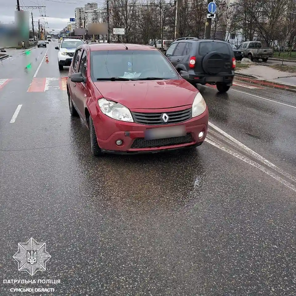 У Сумах за день сталися дві аварії з постраждалими