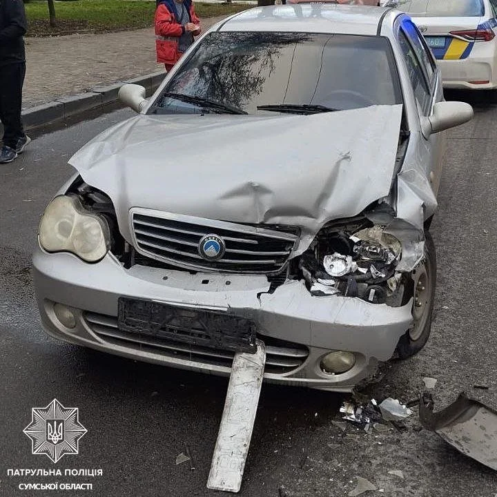 У Сумах за день сталися дві аварії з постраждалими