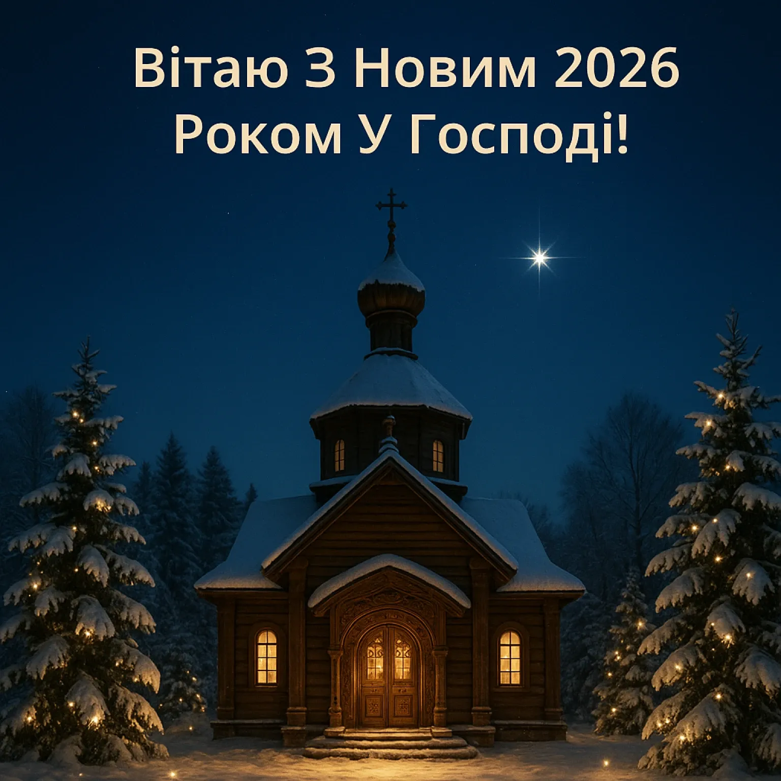 Привітання з Новим роком 2026 християнські Привітання з Новим роком 2026 християнські