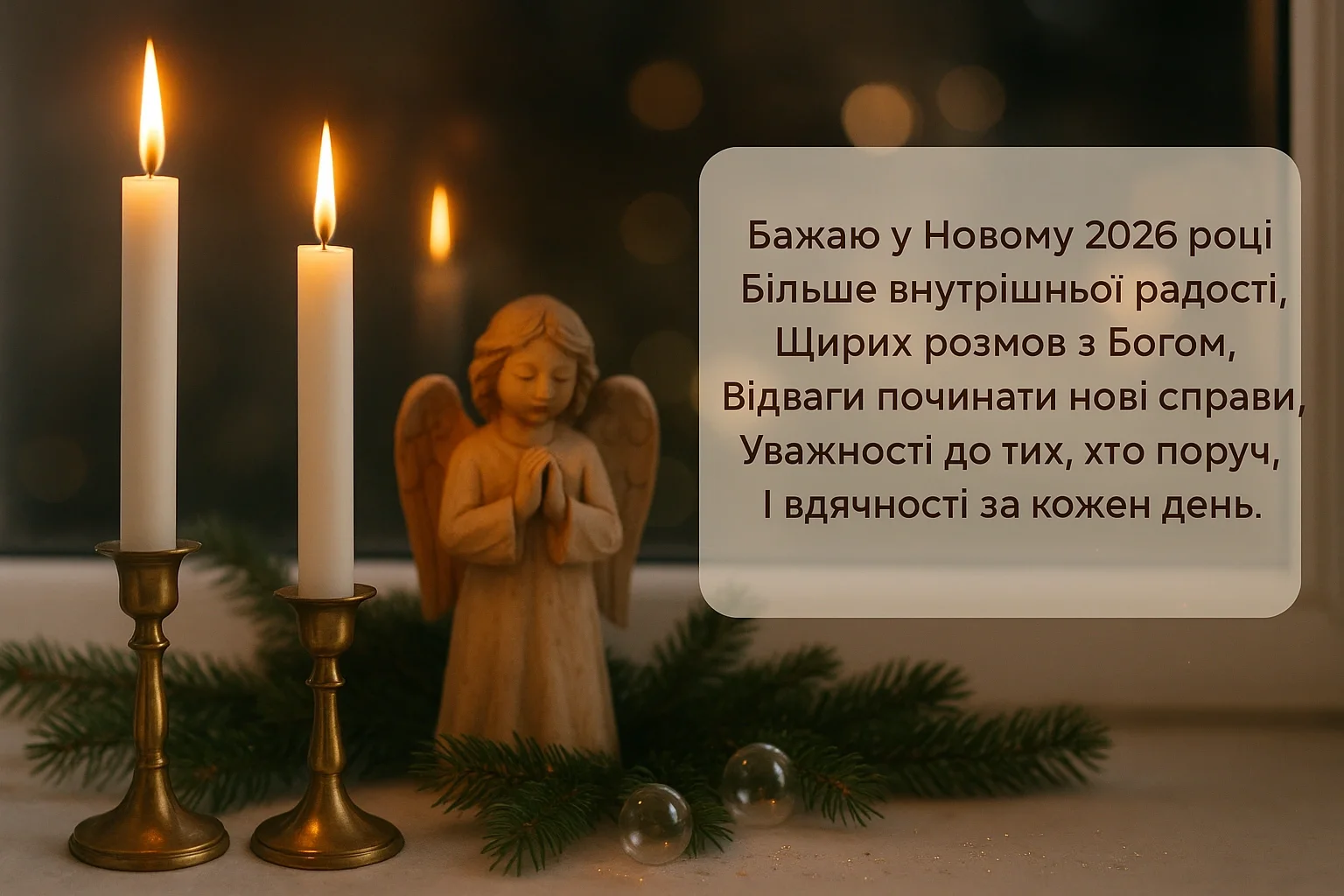 Привітання з Новим роком 2026 християнські Привітання з Новим роком 2026 християнські