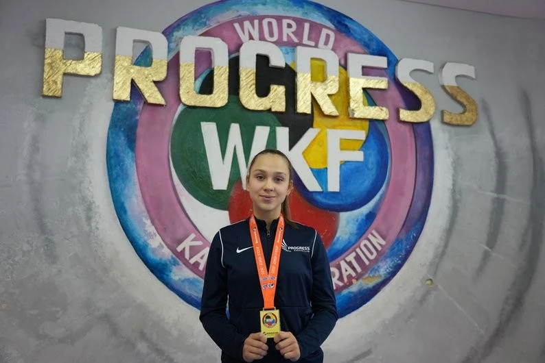 Карате з Сум прорвалося на вершину: Вероніка Філатова виграла Youth League у Єзоло