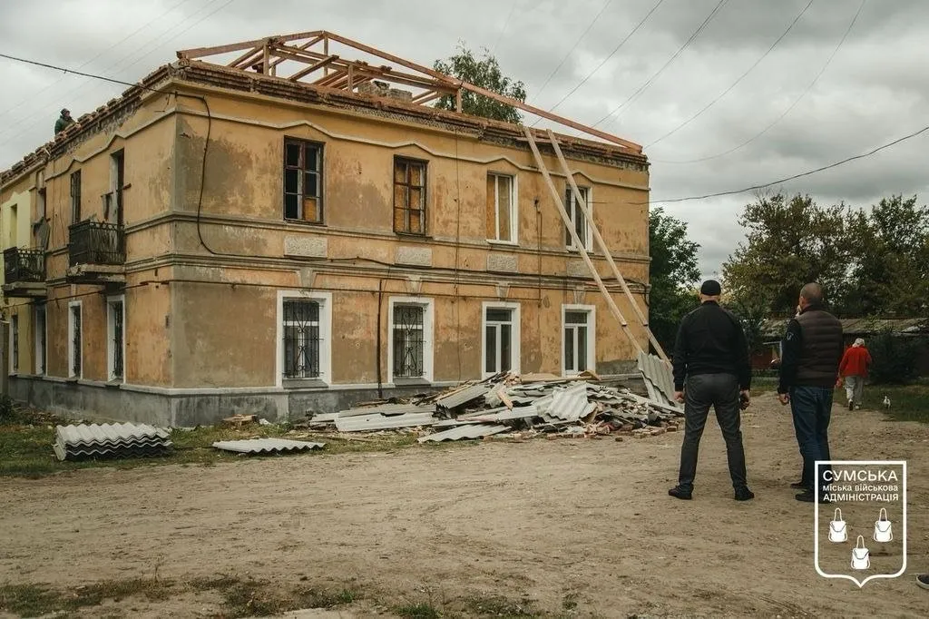 Відновлення Сум після ударів: у місті вже відбудували десятки пошкоджених будинків