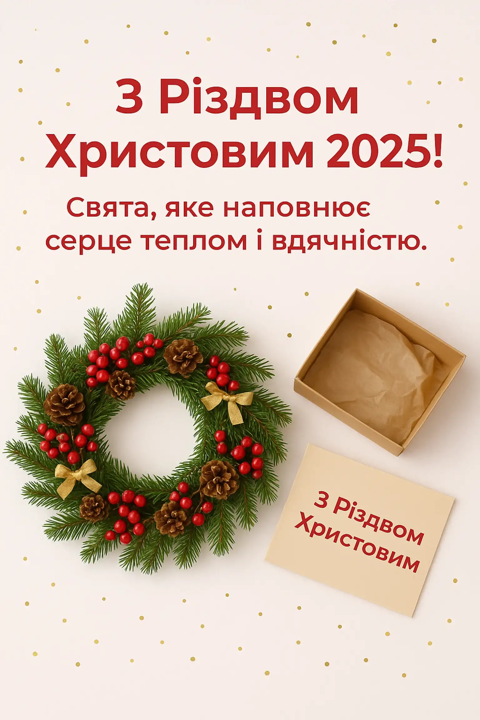 Привітання з різдвом 2025 Привітання з різдвом 2025