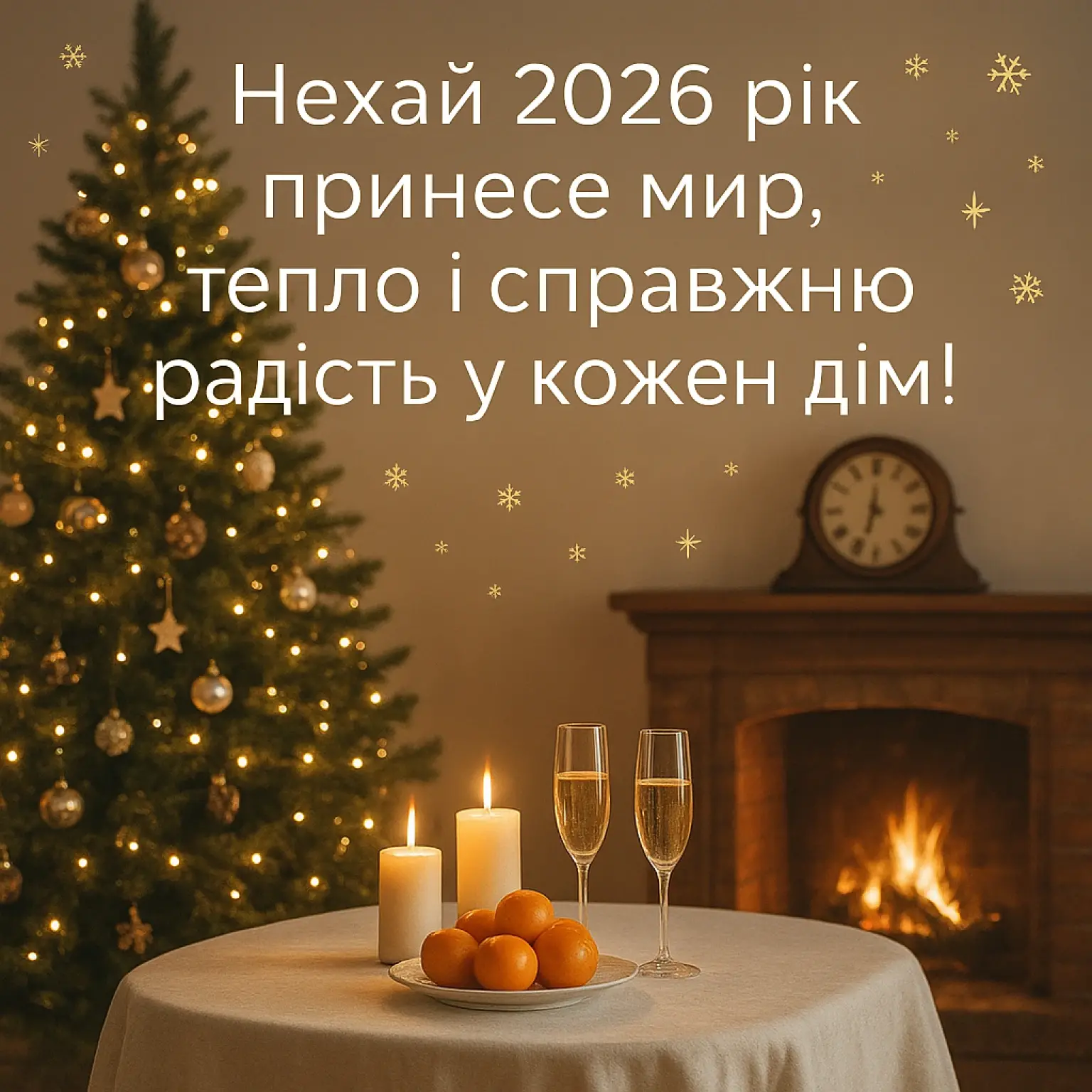Привітання з прийдешнім новим роком 2026 Привітання з прийдешнім новим роком 2026
