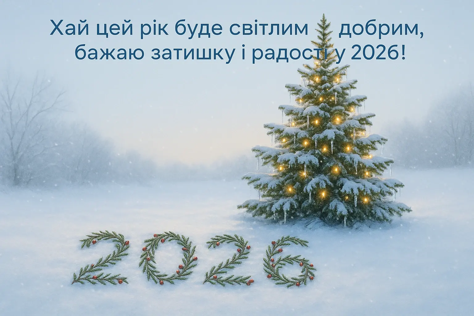 Привітання з прийдешнім новим роком 2026 Привітання з прийдешнім новим роком 2026