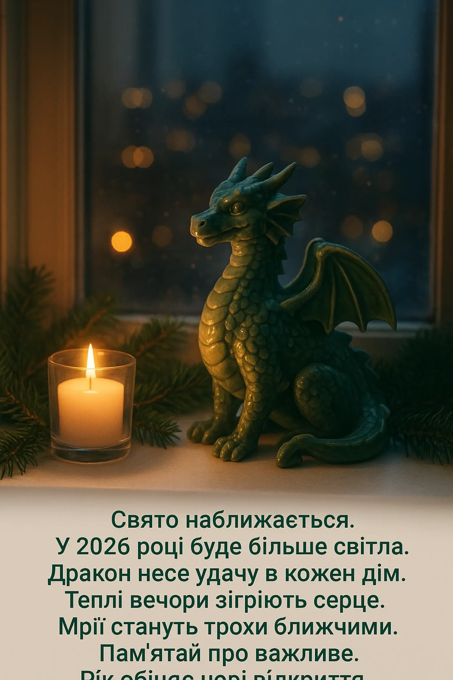 Привітання з прийдешнім новим роком 2026 Привітання з прийдешнім новим роком 2026
