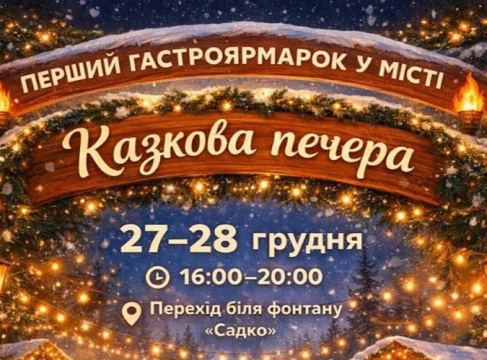 У центрі Сум відкриють «Казкову печеру» з крафтовими смаками та святковою атмосферою