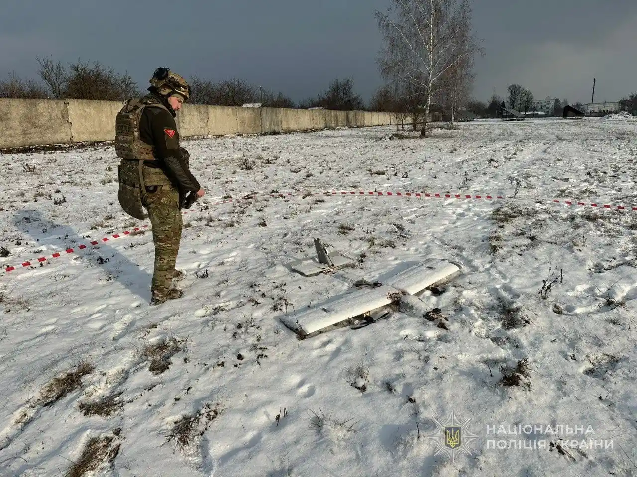 У Сумах поліція знешкодила бойову частину ворожого дрона