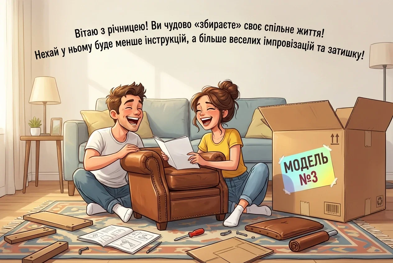 привітання з днем весілля 3 роки