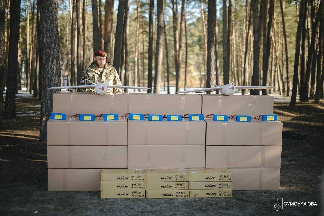 Підрозділи ДШВ на Сумщині отримали 50 нових українських безпілотників