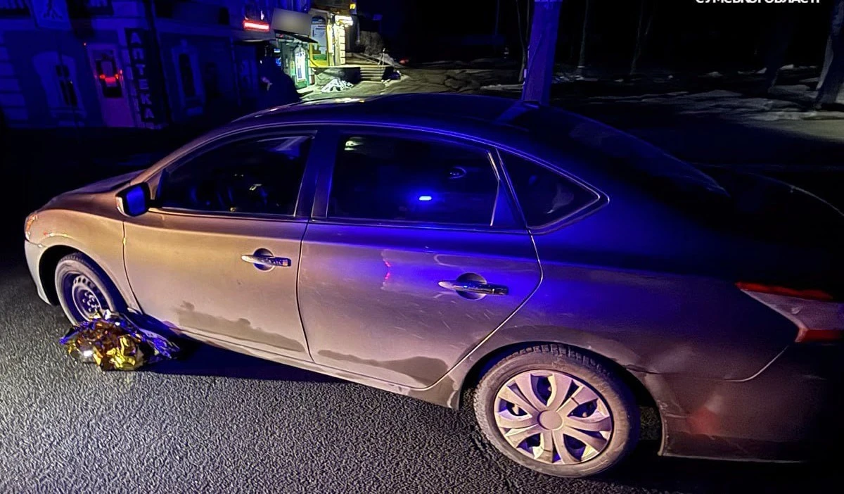 Нічна аварія на Іллінській у Сумах – під колесами авто опинився пішохід