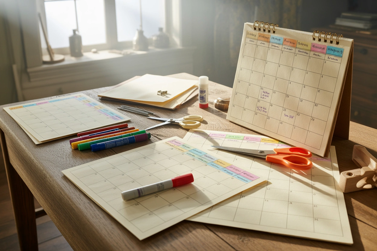 Як креативно зробити календар своїми руками на 2026 рік