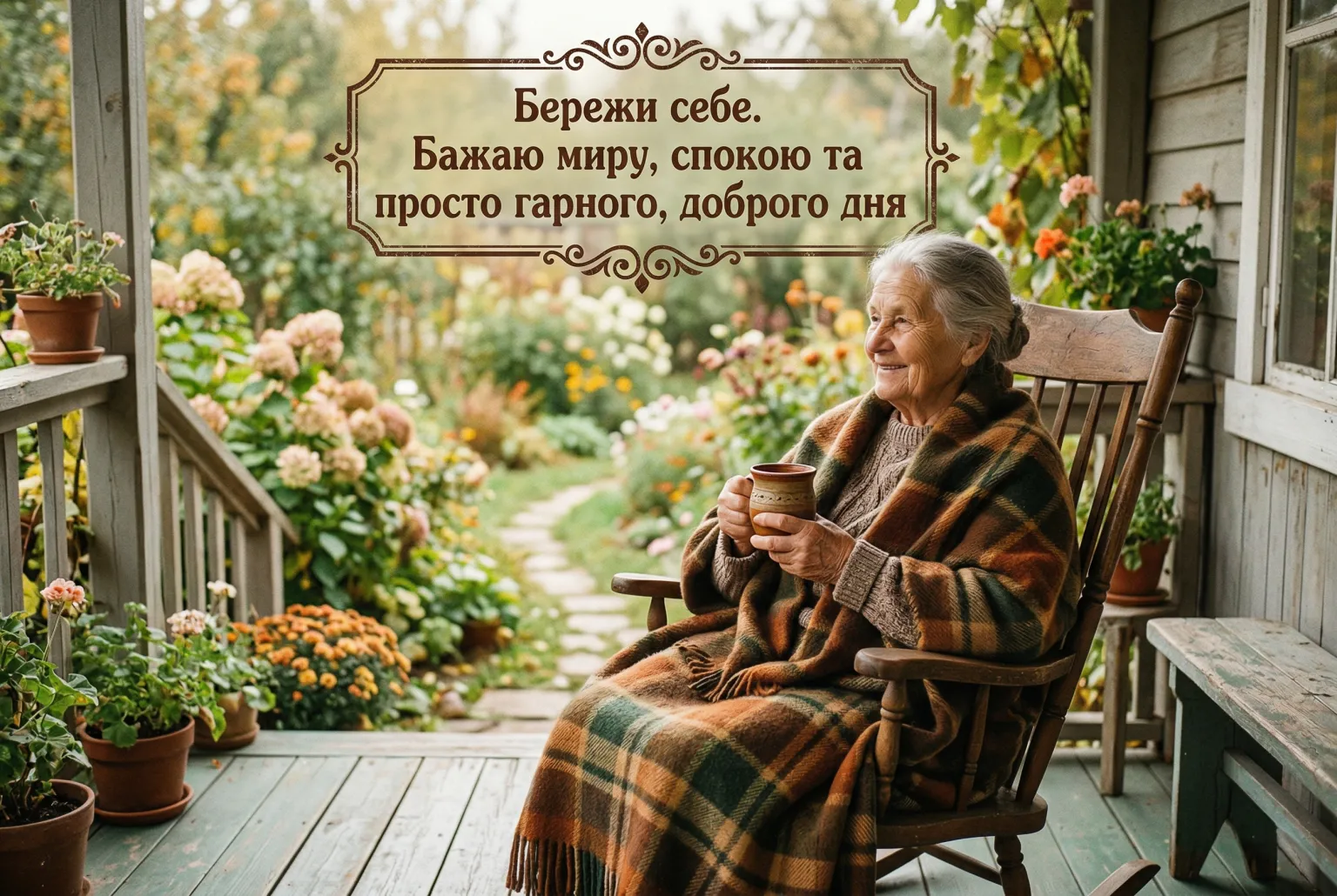 Доброго, мирного, гарного дня та настрою: душевні листівки та найтепліші побажання українською