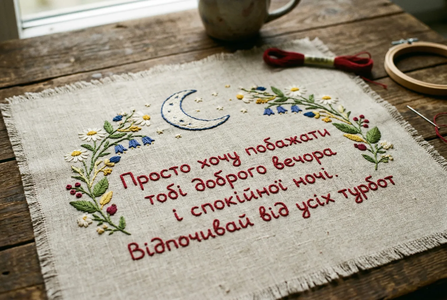 Листівки з добрим вечором та спокійної ночі: душевні привітання для ваших близьких