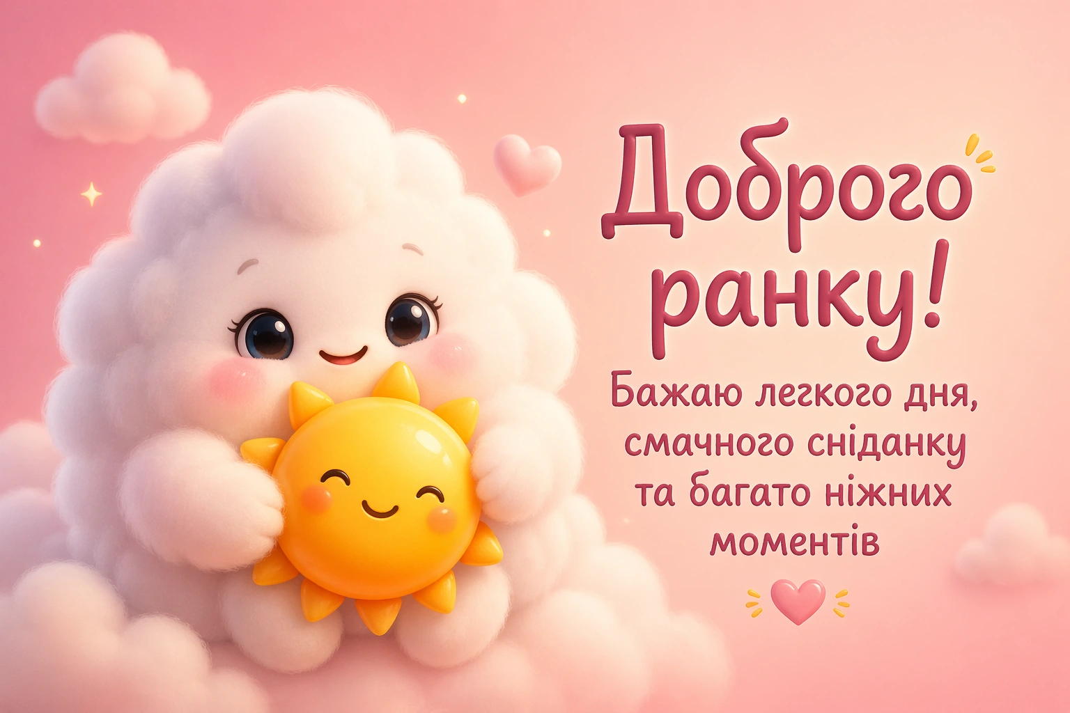 Ніжні побажання доброго ранку: душевні картинки та листівки для натхненного початку дня