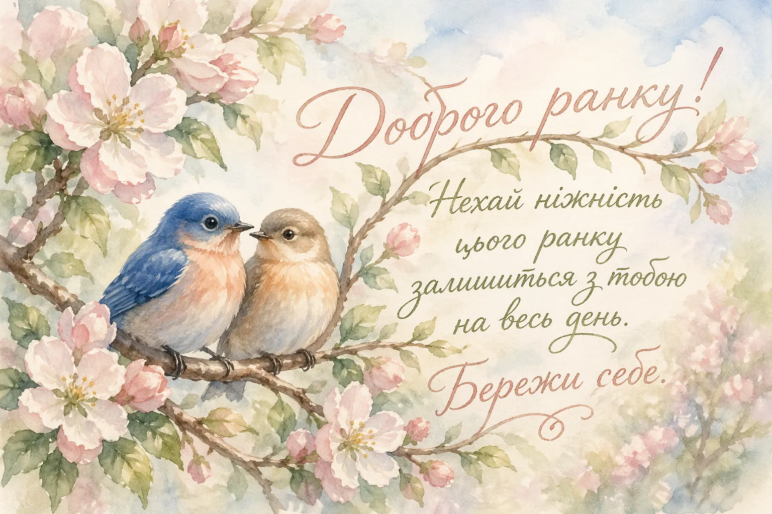 Ніжні побажання доброго ранку: душевні картинки та листівки для натхненного початку дня