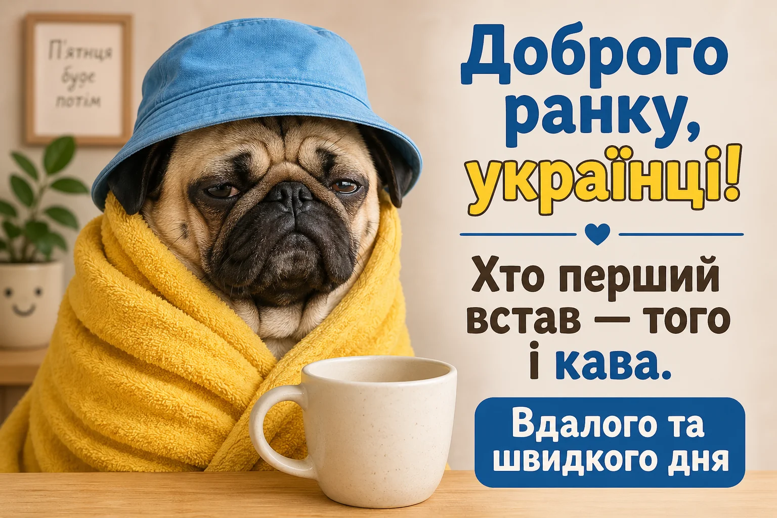 Доброго ранку, українці: душевні привітання та красиві картинки для гарного настрою