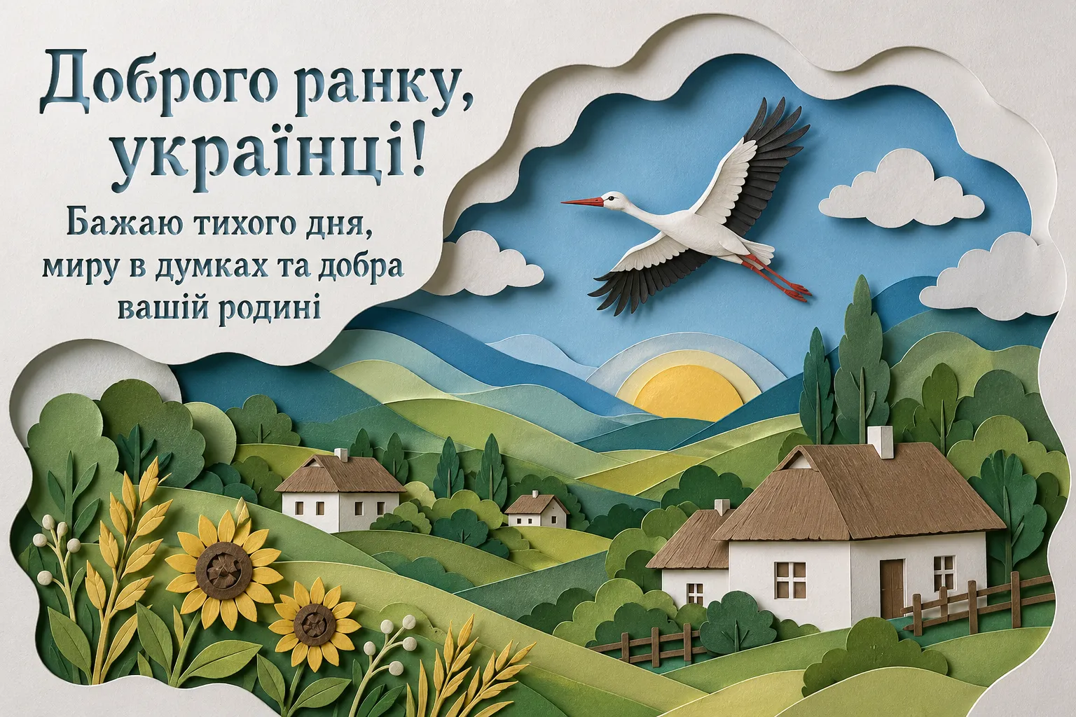 Доброго ранку, українці: душевні привітання та красиві картинки для гарного настрою