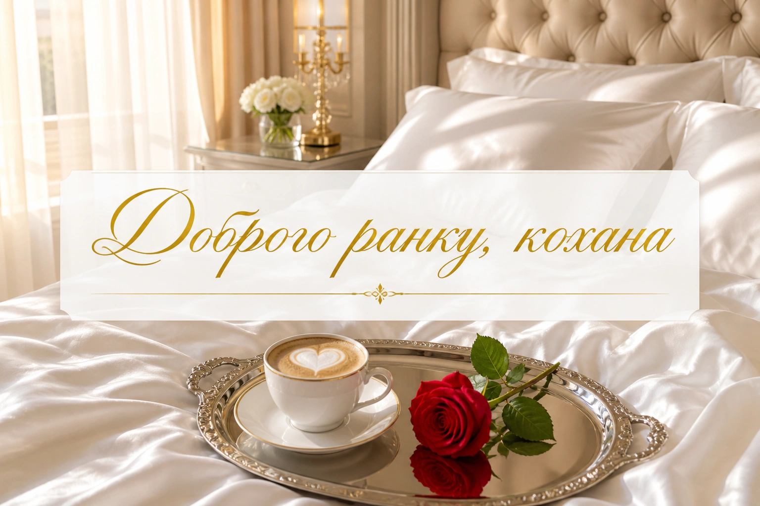 Доброго ранку, кохана: найтепліші побажання та красиві картинки для коханої жінки