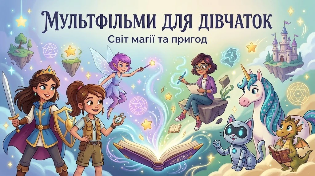 Найкращі мультфільми для дівчаток усіх вікових груп