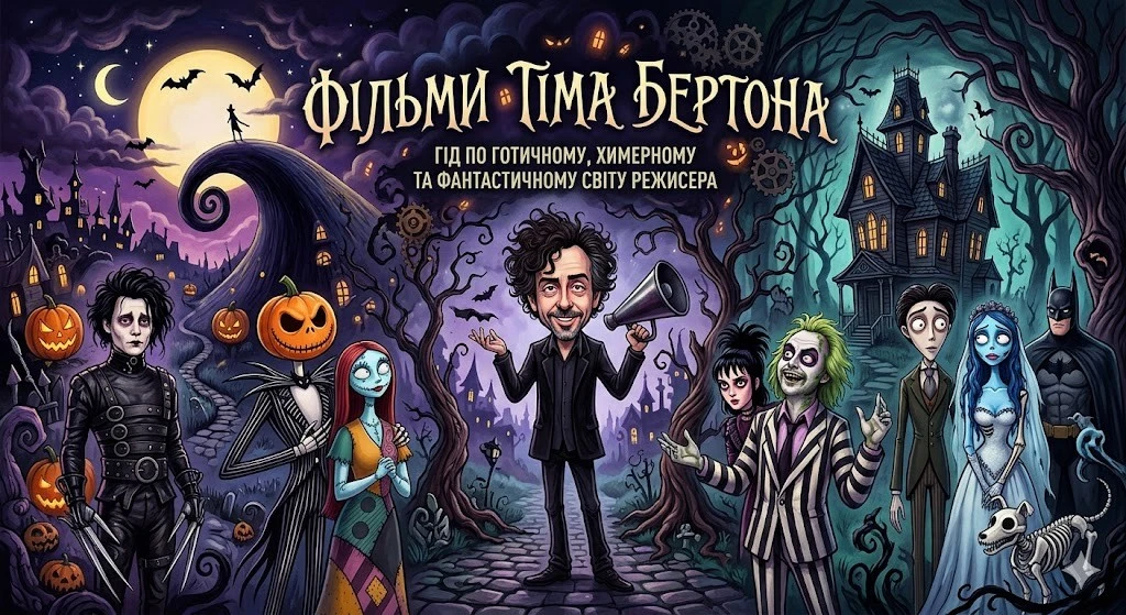 Фільми Тіма Бертона, які потрібно знати