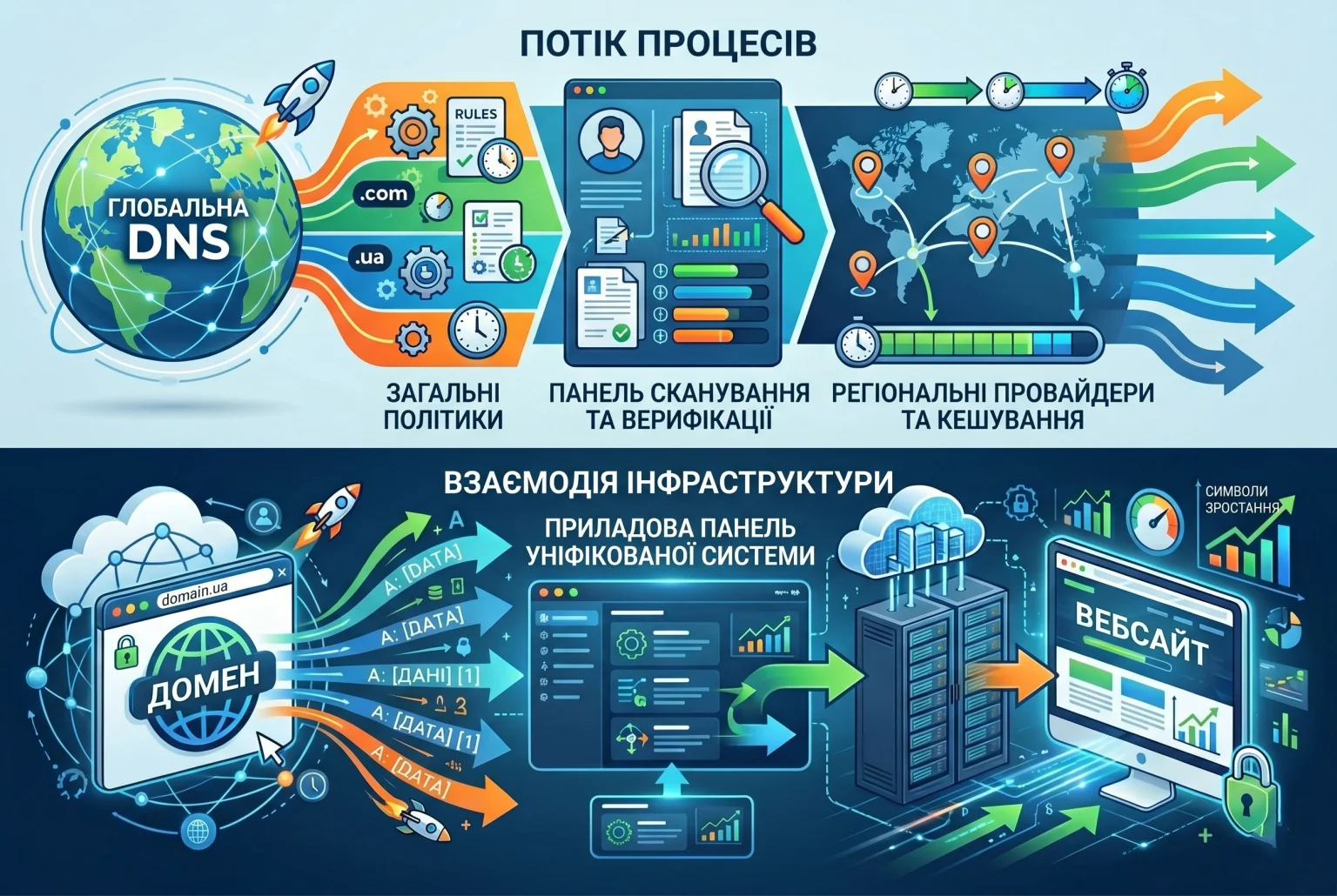 Реєстрація домену в QHost: як отримати повну свободу управління та швидке оновлення DNS