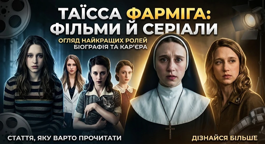 Повний список фільмів і серіалів Таісси Фарміги