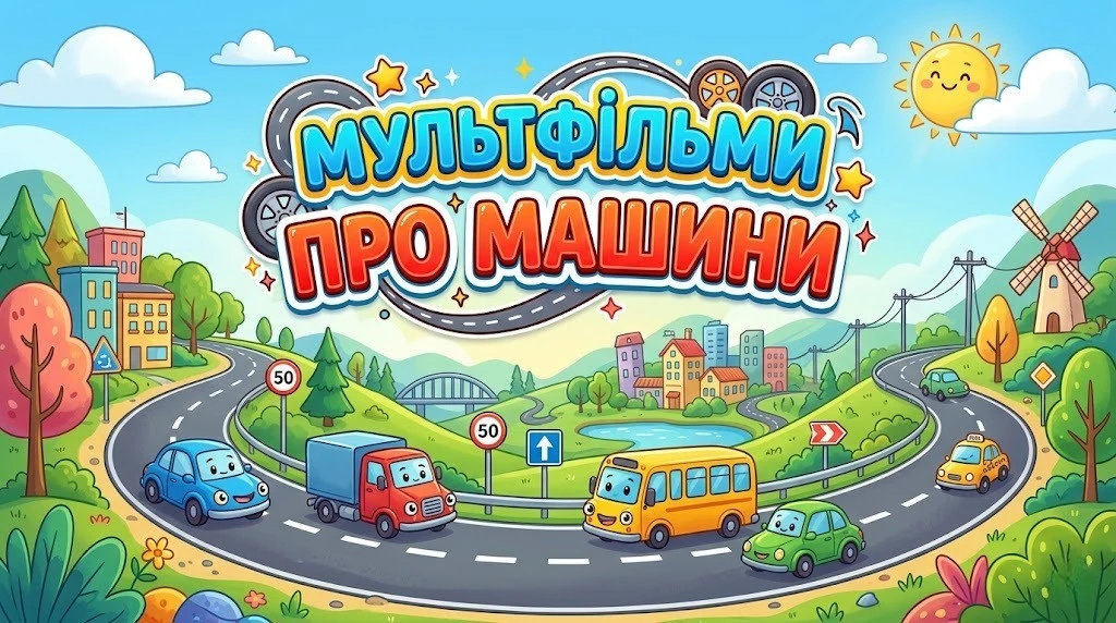 Топ мультфільмів про машини, які варто переглянути