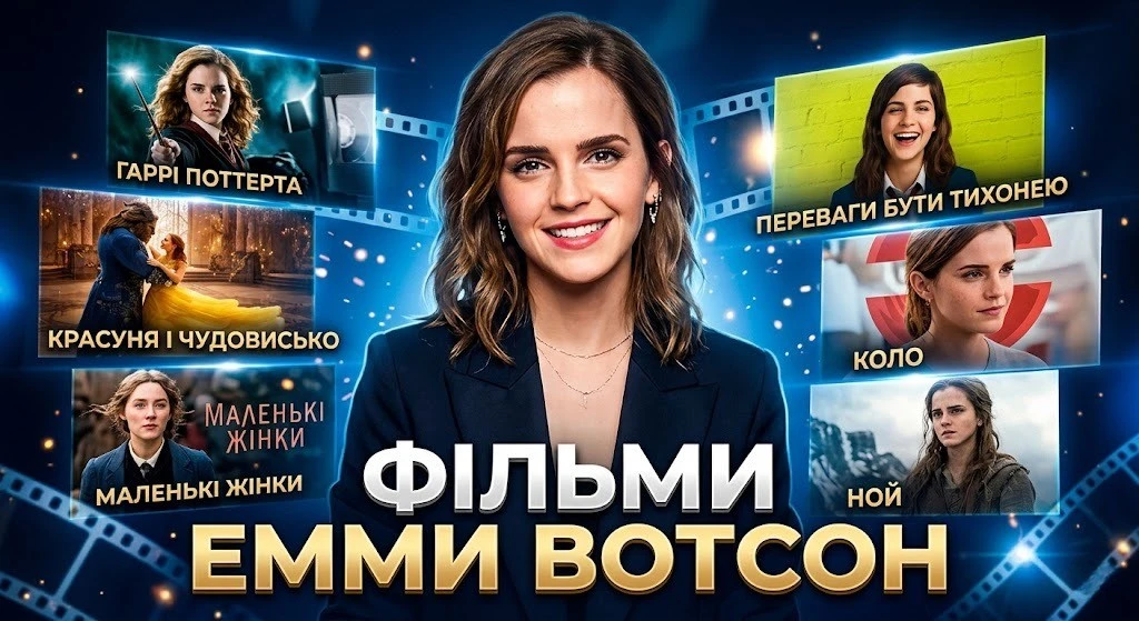 Фільми Емми Вотсон: від Гаррі Поттера до сьогодні
