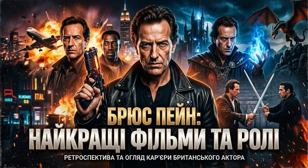 Усі фільми Брюса Пейна з 1983 по 2016 рік
