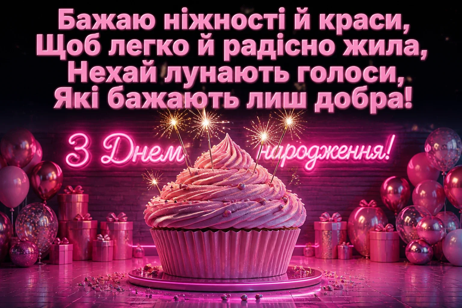 привітання з днем народження дівчині