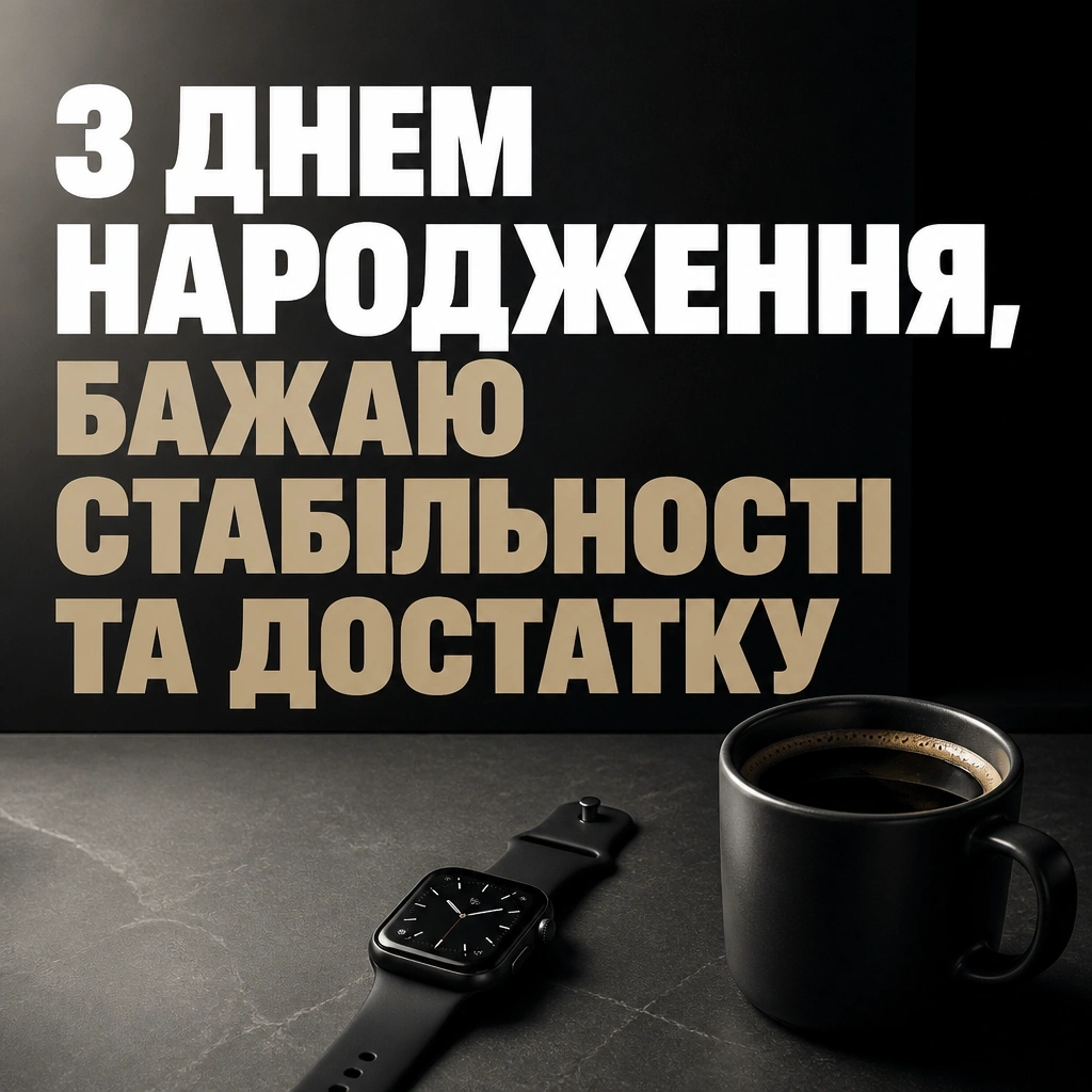 привітання чоловіку з днем народження
