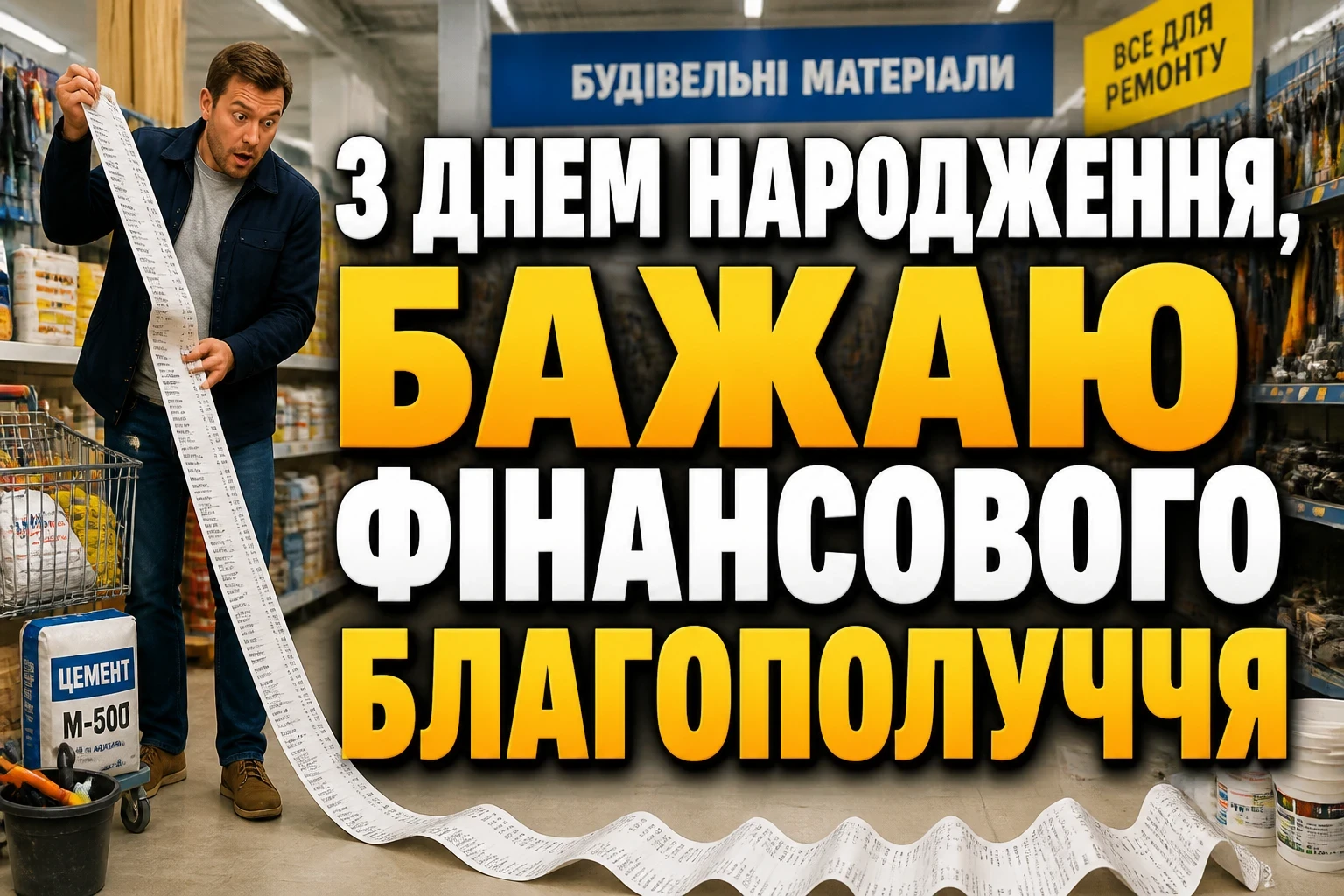 привітання чоловіку з днем народження