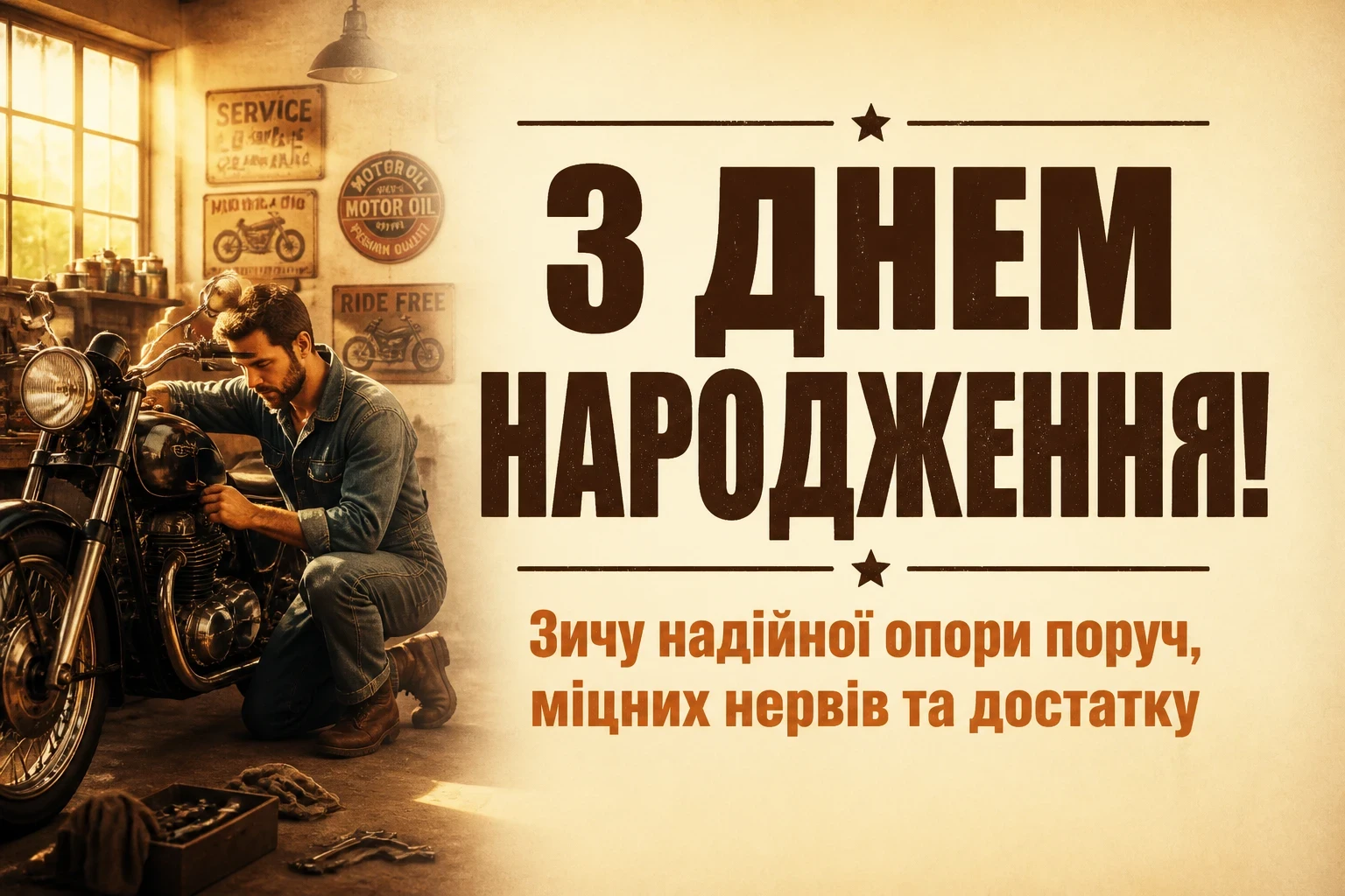 привітання чоловіку з днем народження