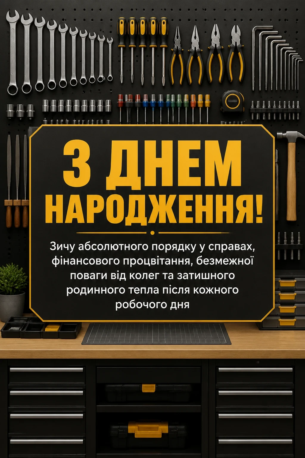 привітання чоловіку з днем народження