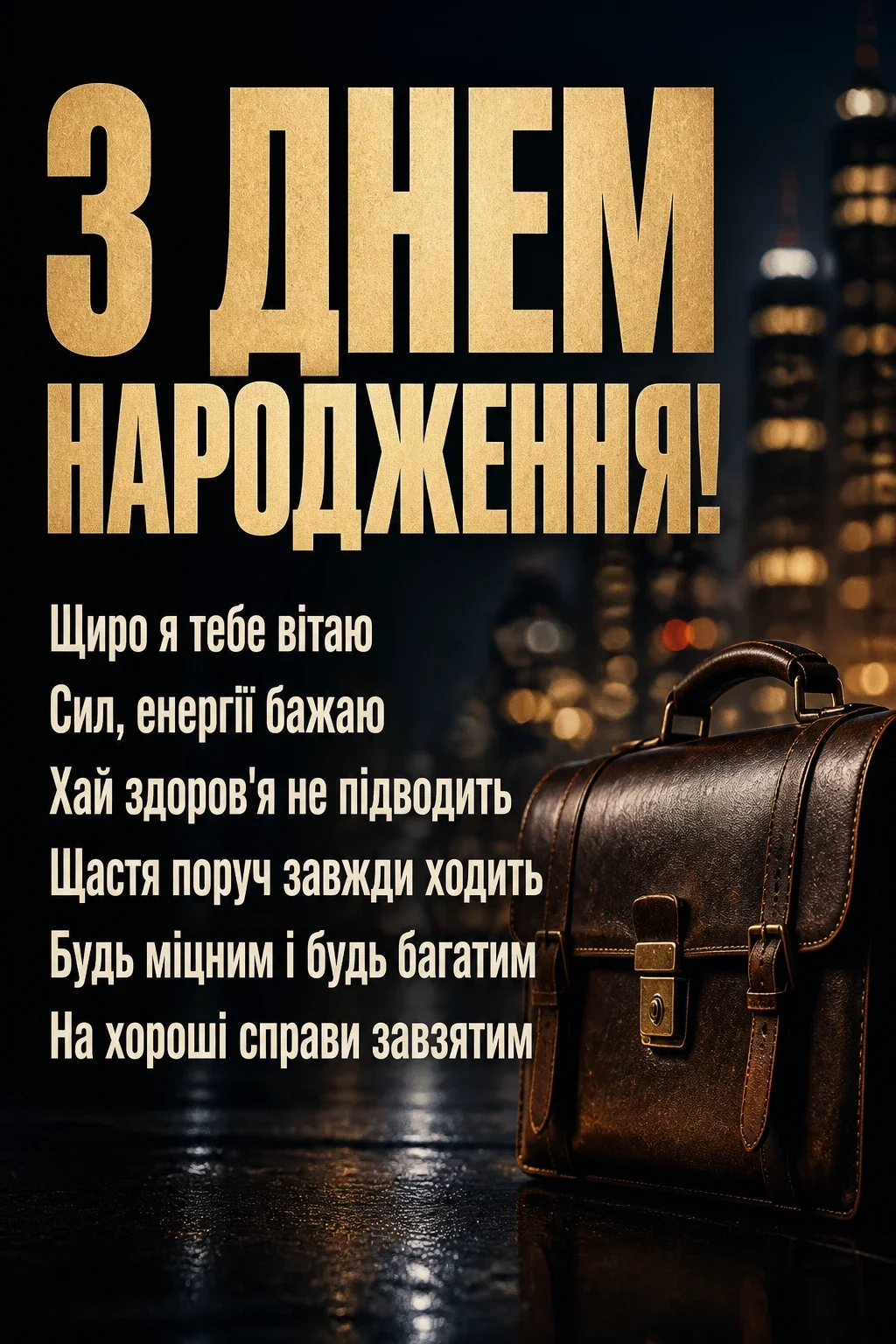 привітання чоловіку з днем народження