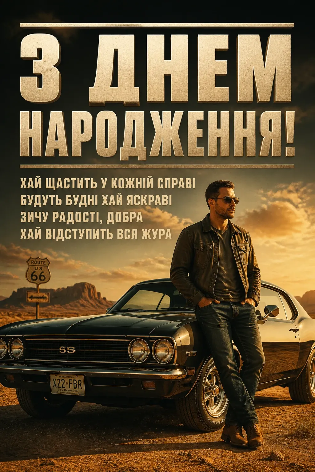 привітання чоловіку з днем народження