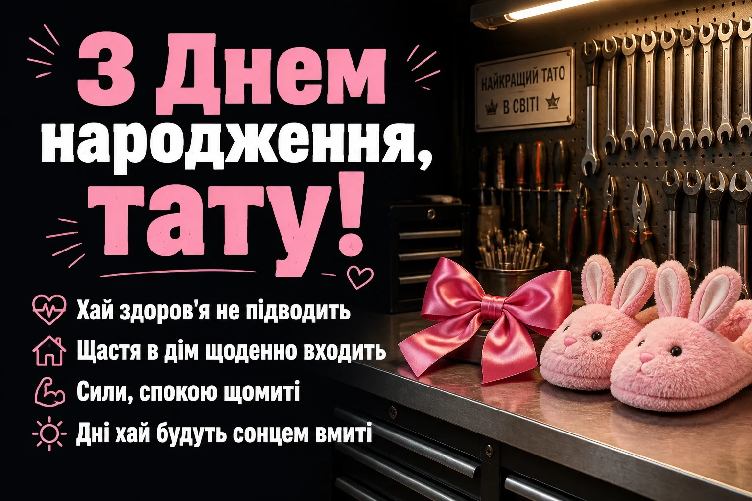 привітання з днем народження тата