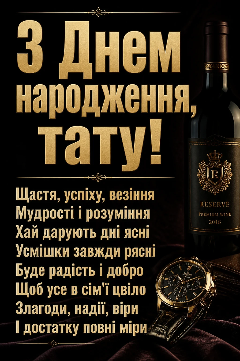 привітання з днем народження тата