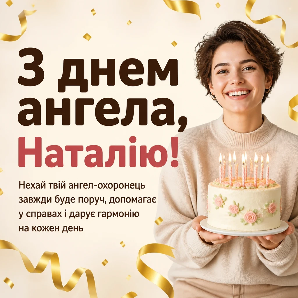 привітання з днем ангела наталії українською