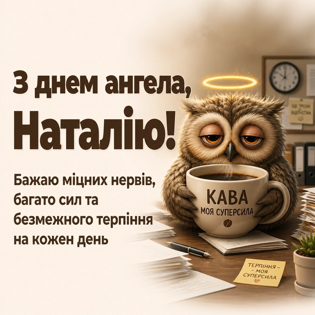 привітання з днем ангела наталії українською