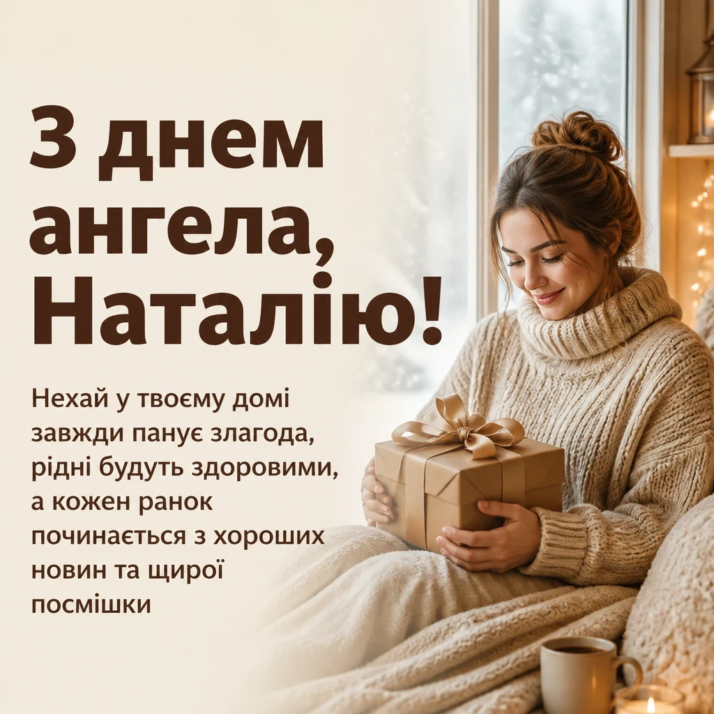 привітання з днем ангела наталії українською