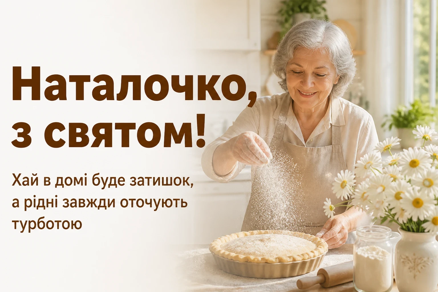 привітання з днем ангела наталії українською